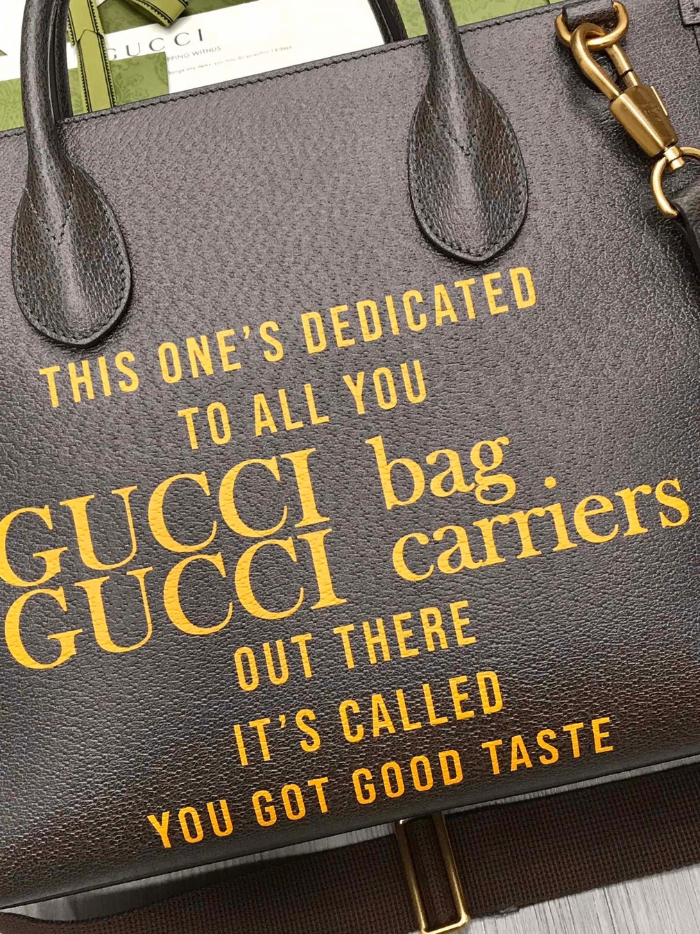 Gucci Tote Bag Gucci 100 Ss2022