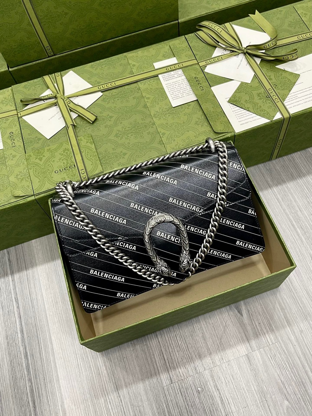 Guccix Balen Gucci Dionysus Black Ss2022