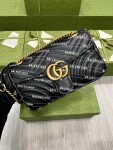 Guccix Balen Gucci Marmont Black Ss2022