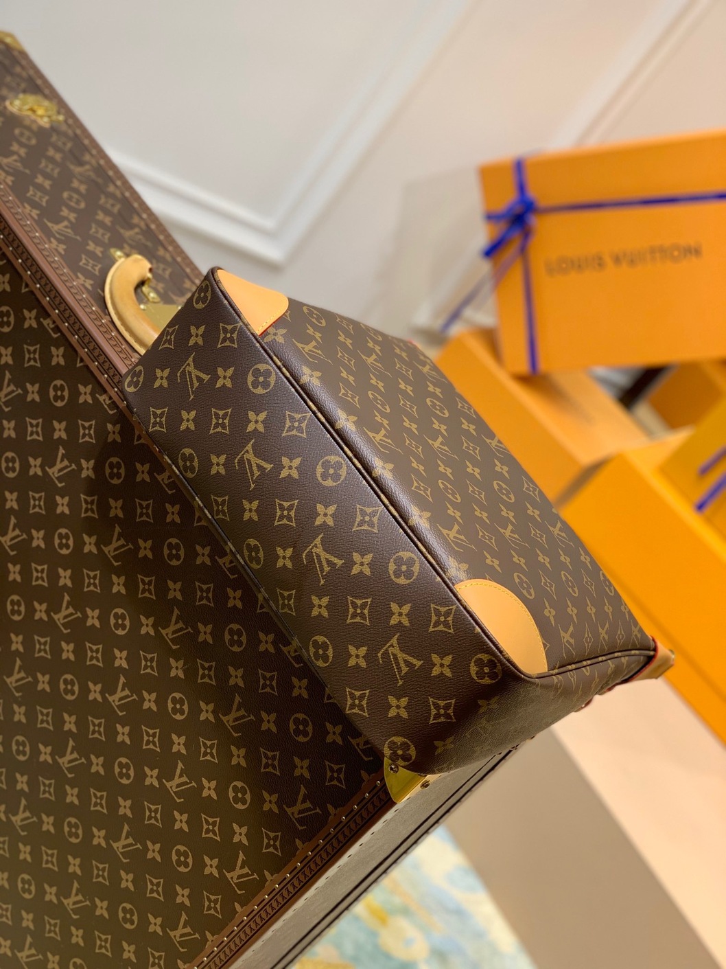 Lv Boulogne Mono Brown 35 Ss2022
