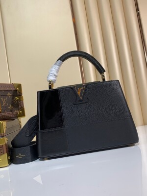 Lv Capucines Double Black 21 Ss2022