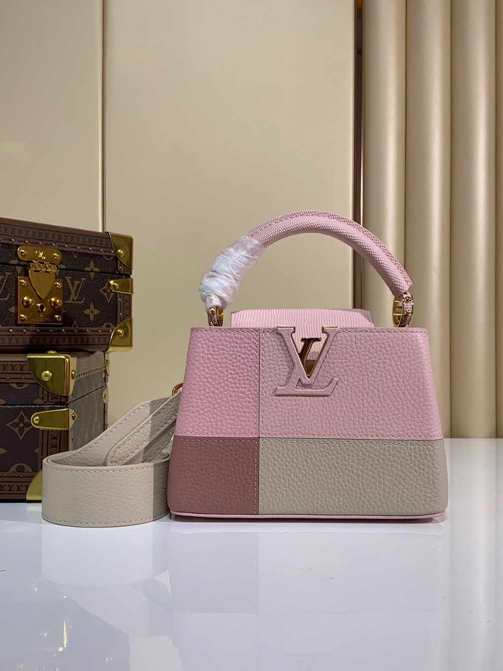 Lv Capucines Double Pink 21 Ss2022