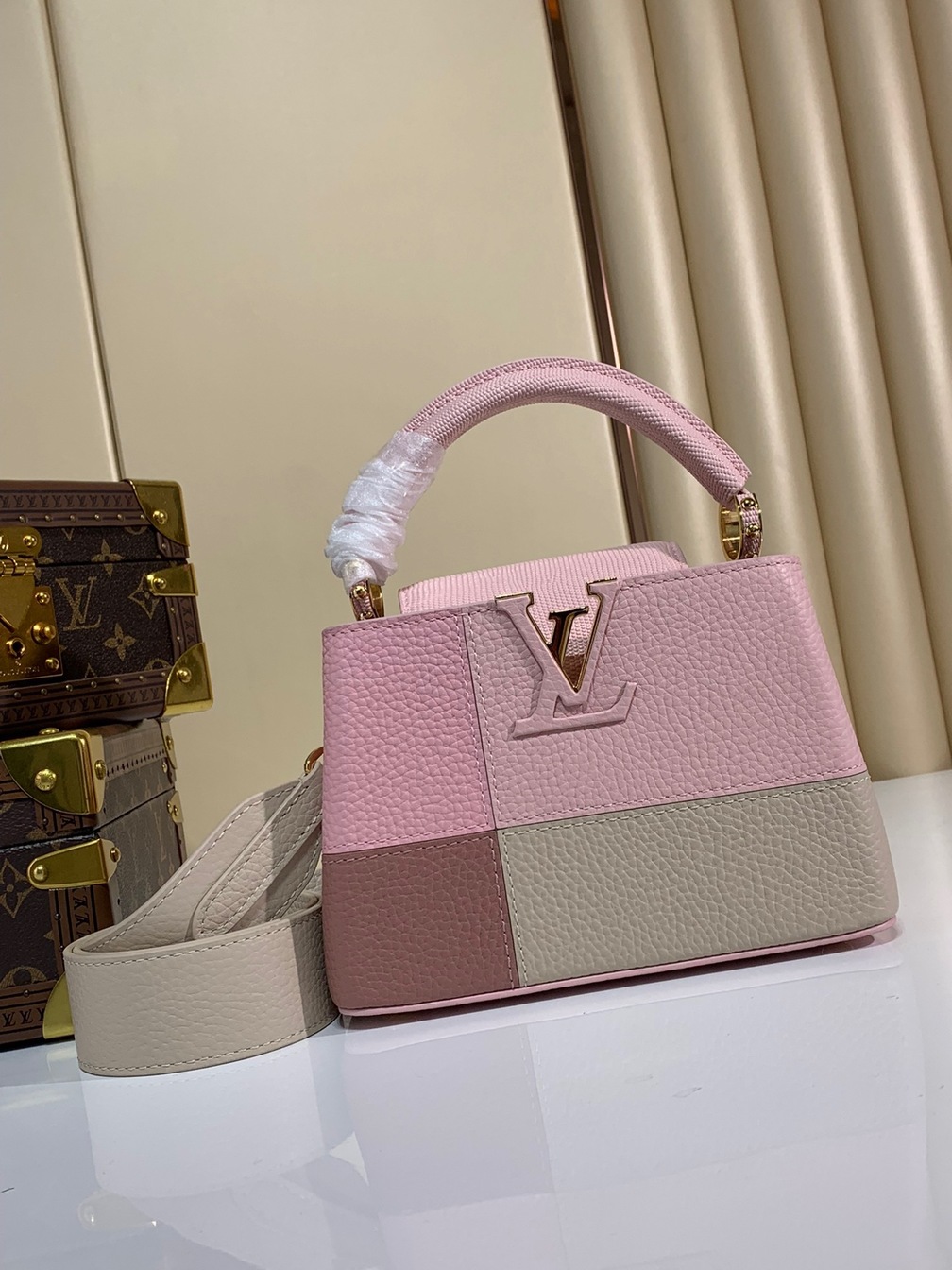 Lv Capucines Double Pink 21 Ss2022