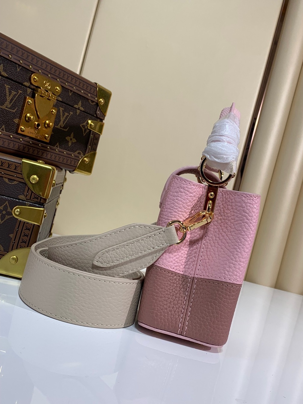 Lv Capucines Double Pink 21 Ss2022