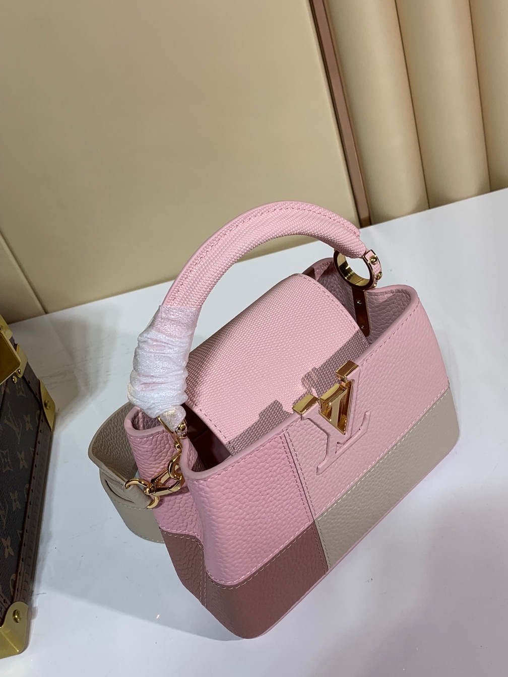 Lv Capucines Double Pink 21 Ss2022