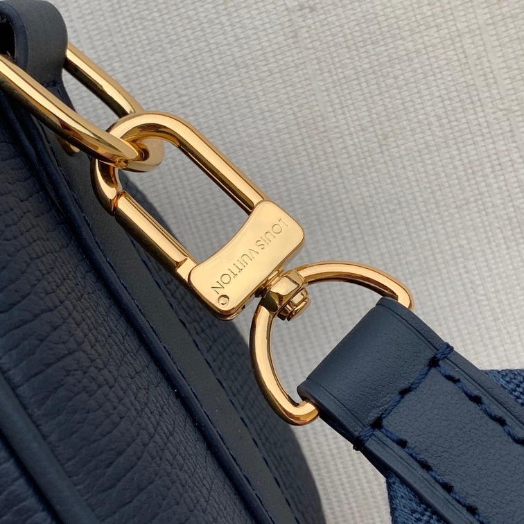 Lv Cross Body Bag Denim Blue Ss2022