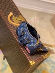 Lv Cross Body Bag Denim Blue Ss2022