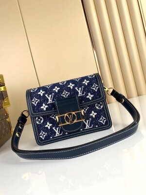 Lv Dauphine 20 Denim Mono Bag Ss2022
