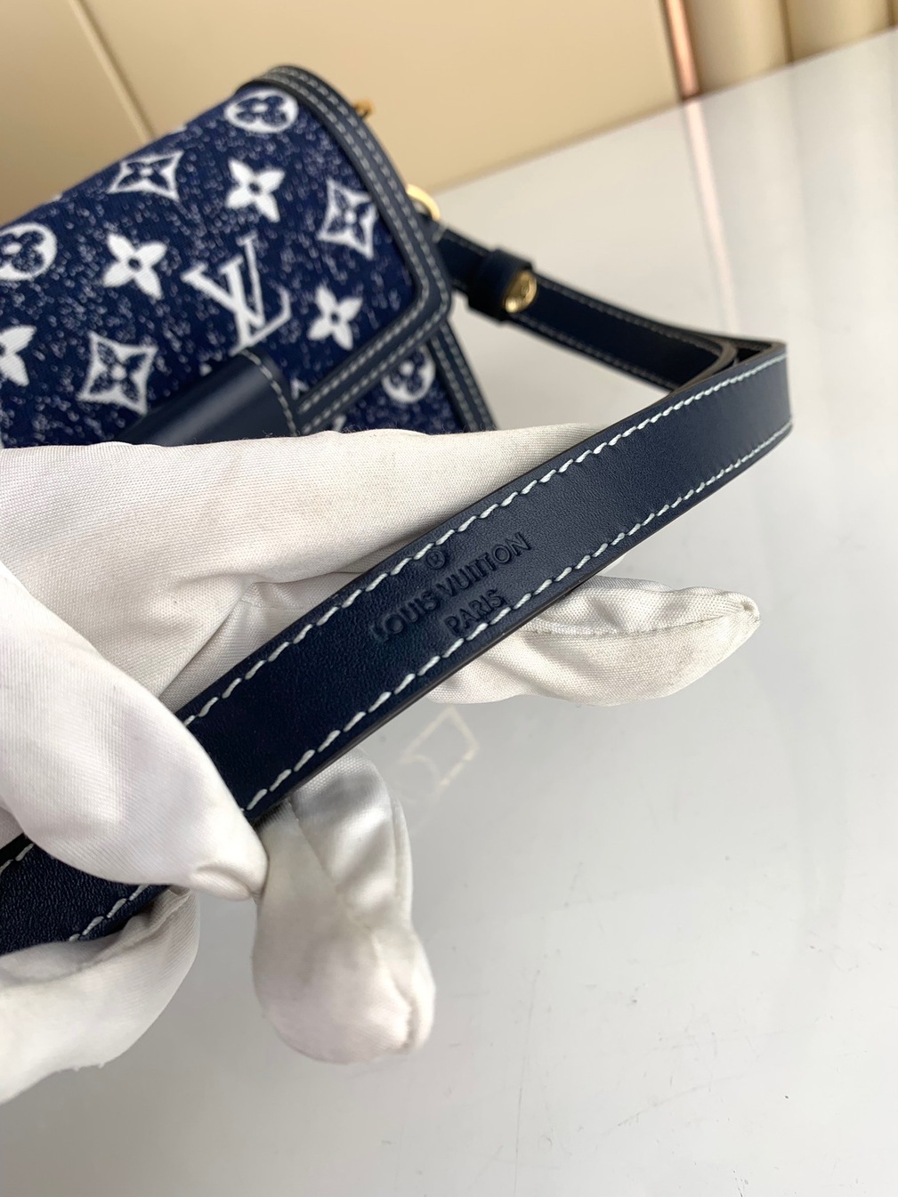 Lv Dauphine 20 Denim Mono Bag Ss2022