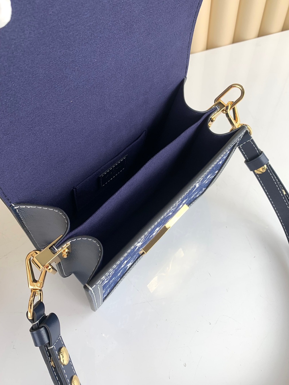Lv Dauphine 20 Denim Mono Bag Ss2022