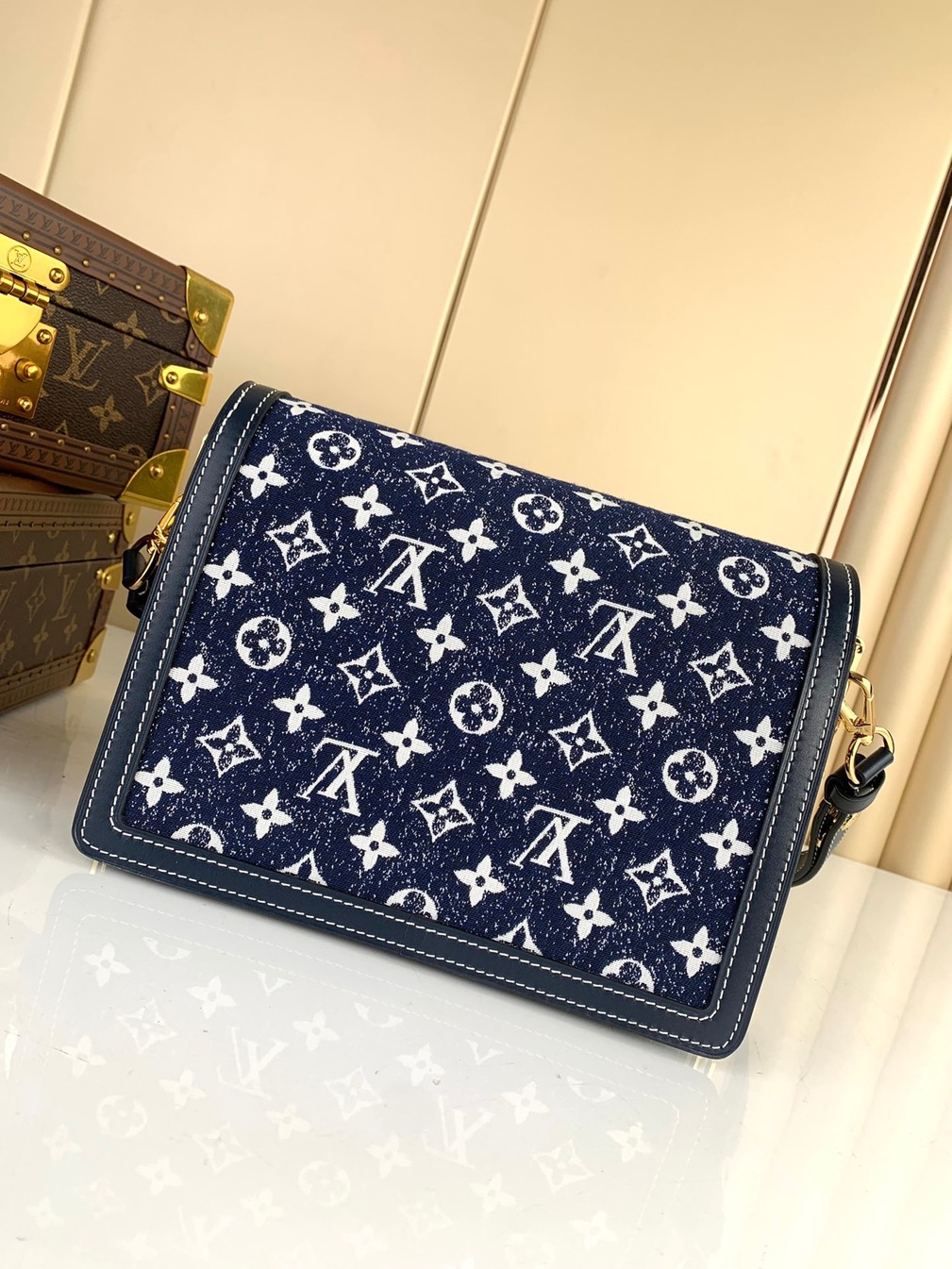 Lv Dauphine 25 Denim Mono Bag Ss2022