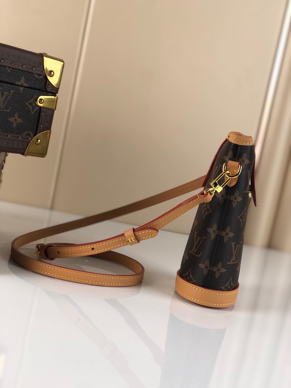 Lv Fold Me Handbag Mono Brown 145 Ss2022