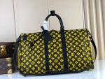 Lv Keepall Triangle Bandouliere 50 Mono Yellow Ss2022