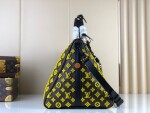 Lv Keepall Triangle Bandouliere 50 Mono Yellow Ss2022