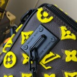 Lv Keepall Triangle Bandouliere 50 Mono Yellow Ss2022