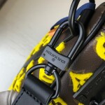 Lv Keepall Triangle Bandouliere 50 Mono Yellow Ss2022