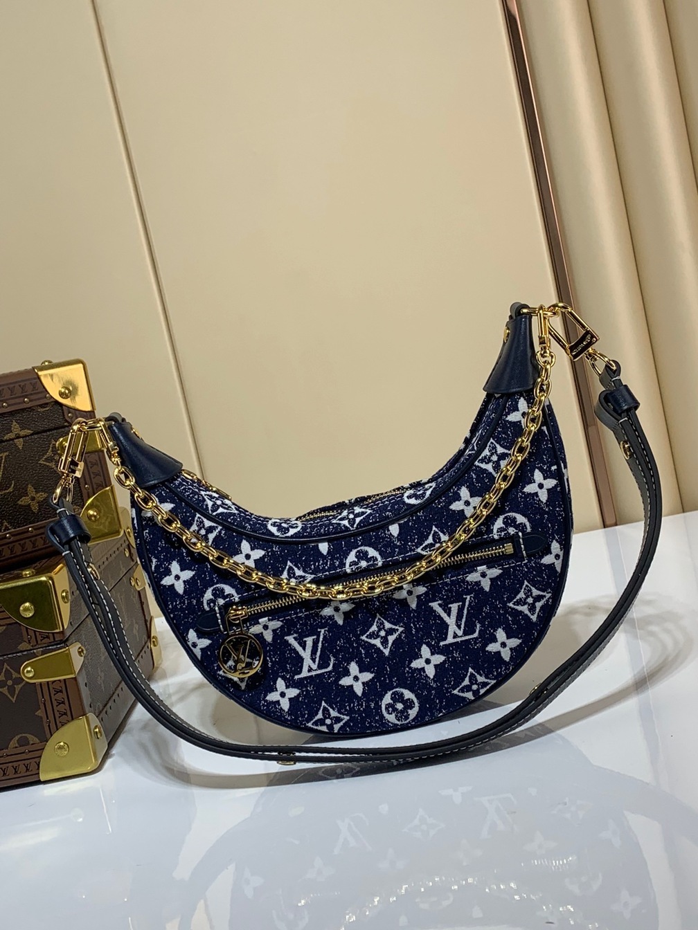 Lv Loop Denim Mono 23 Bag Ss2022