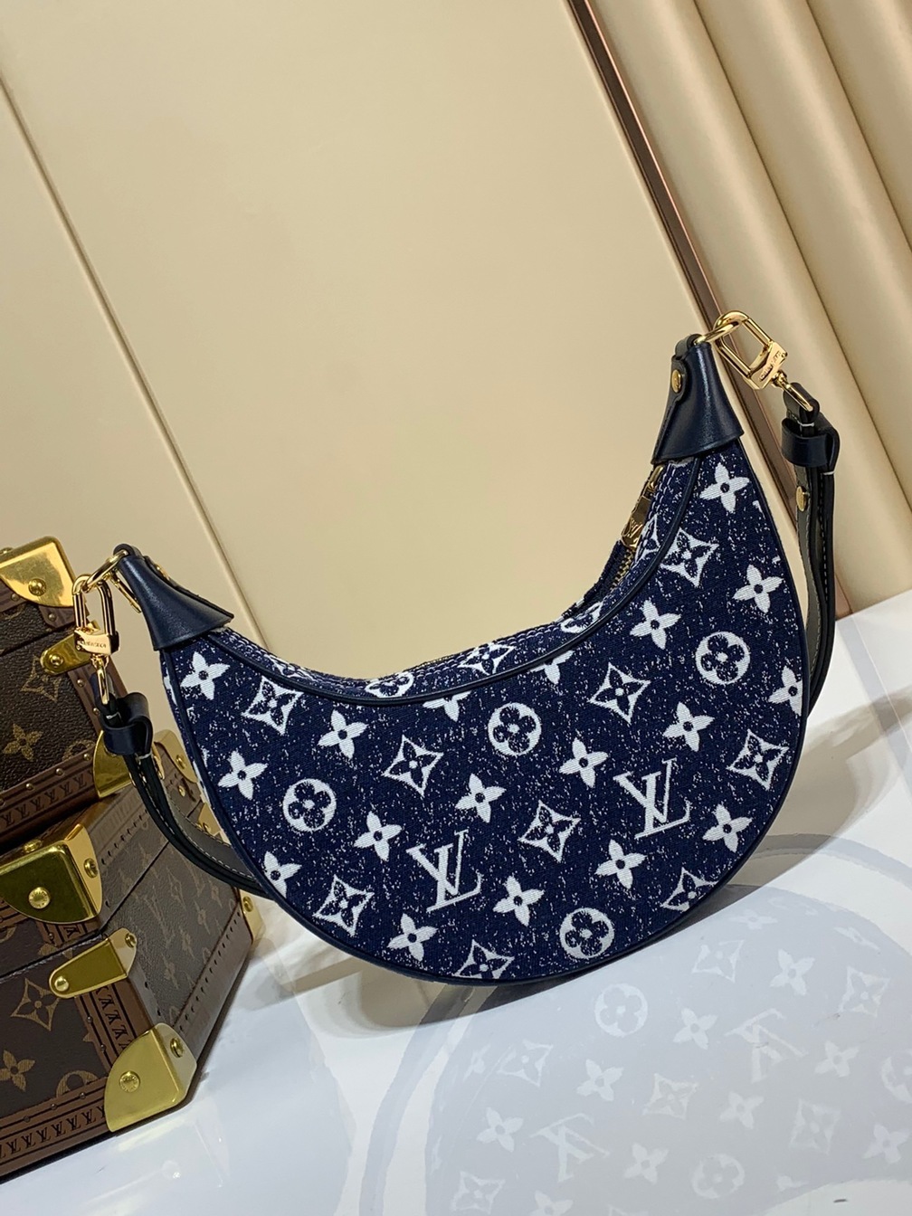 Lv Loop Denim Mono 23 Bag Ss2022