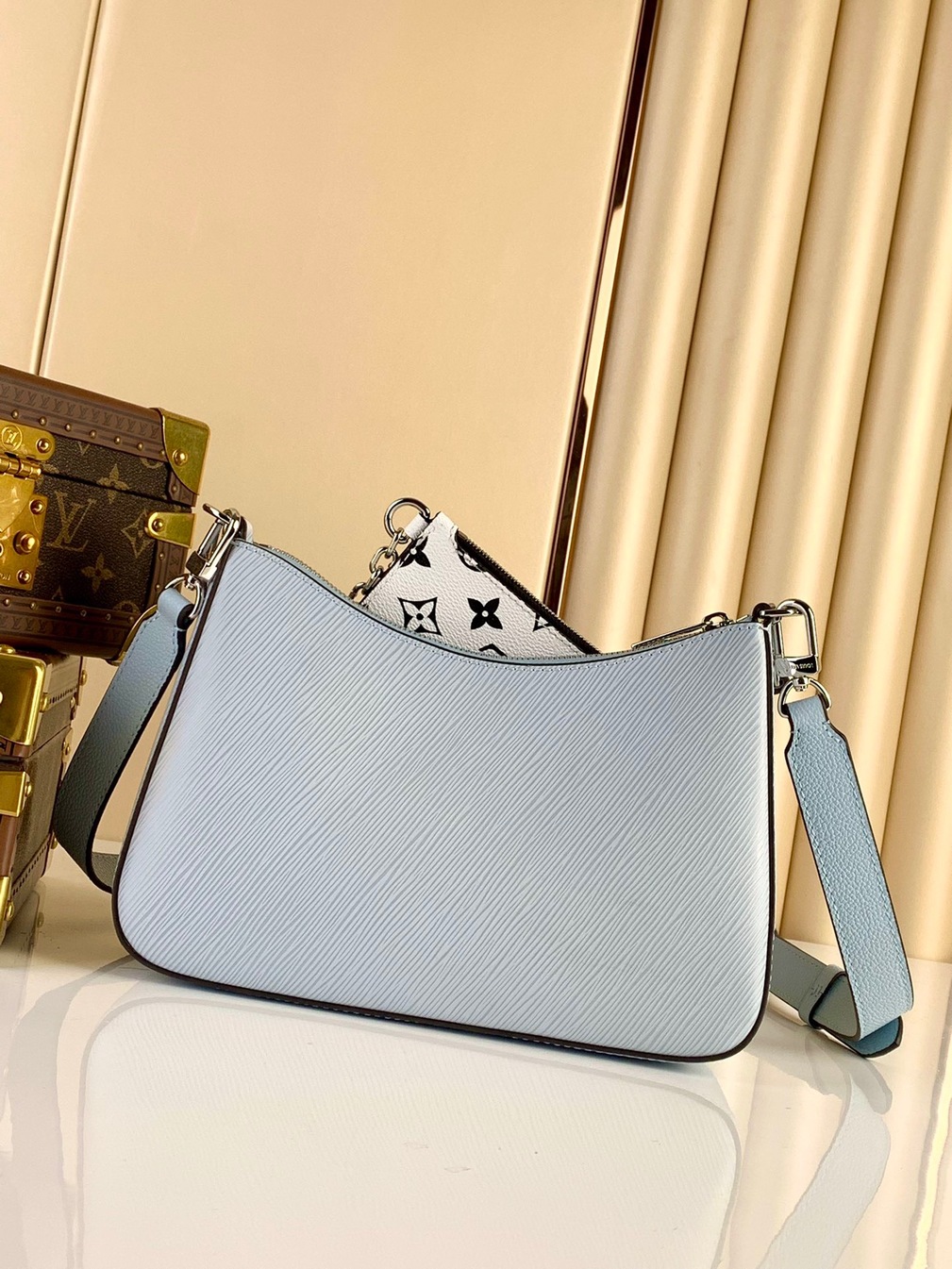 Lv Marelle Handbag Blue Ss2022
