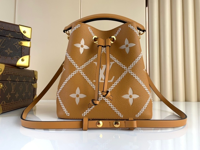 Lv Neonoe Mono Orange Brown 20 Bag