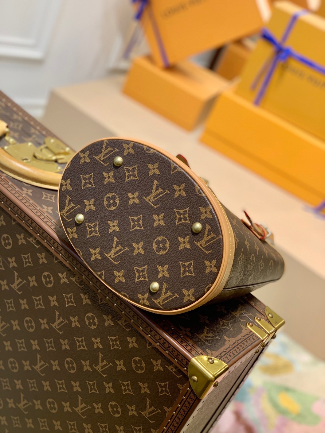 Lv Set Tote Wallet 23 Mono Brown Ss2022