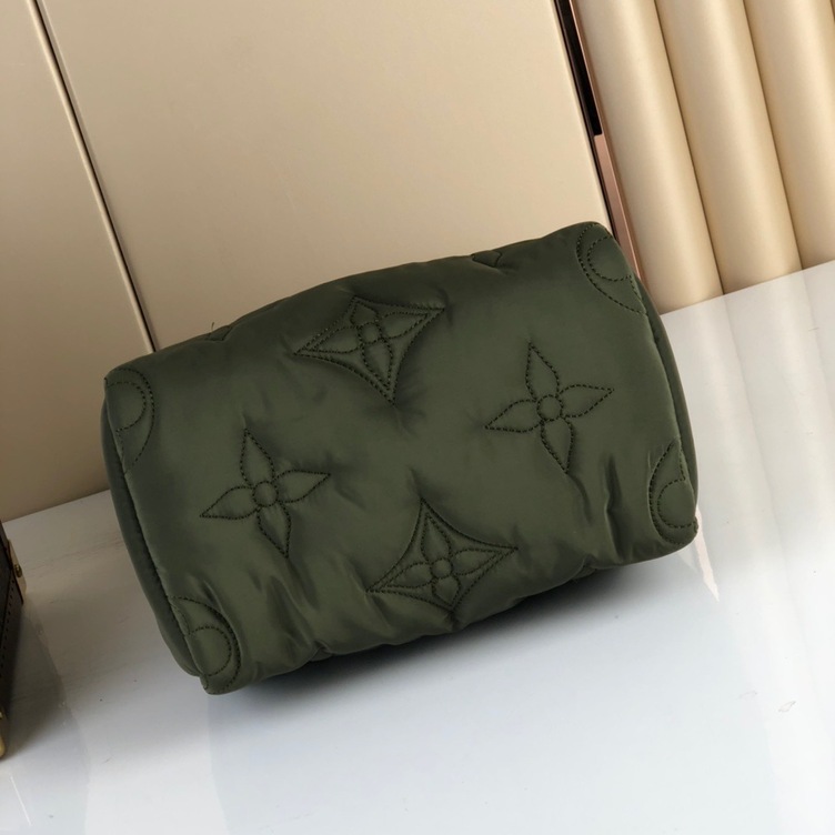 Lv Speedy Bandouliere 25 Green Canvas Ss2022