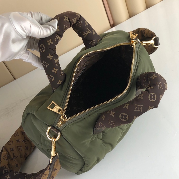 Lv Speedy Bandouliere 25 Green Canvas Ss2022