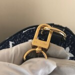 Lv Speedy Bandouliere 25 Mono Denim Bag