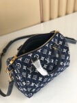 Lv Speedy Bandouliere 25 Mono Denim Bag