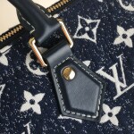 Lv Speedy Bandouliere 25 Mono Denim Bag