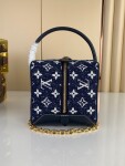 Lv Square Bag 16 Denim Mono Ss2022