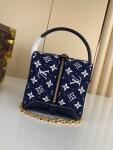 Lv Square Bag 16 Denim Mono Ss2022
