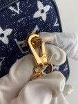 Lv Square Bag 16 Denim Mono Ss2022