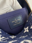 Lv Square Bag 16 Denim Mono Ss2022