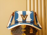 Lv Twist Handbag Blue Ss2022