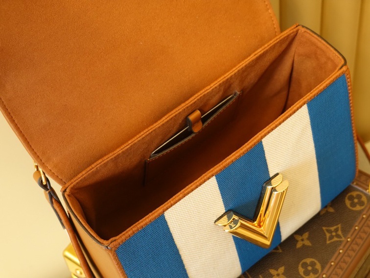 Lv Twist Handbag Blue Ss2022