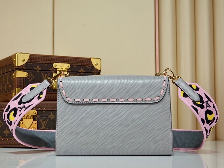 Lv Twist Handbag Gray Ss2022