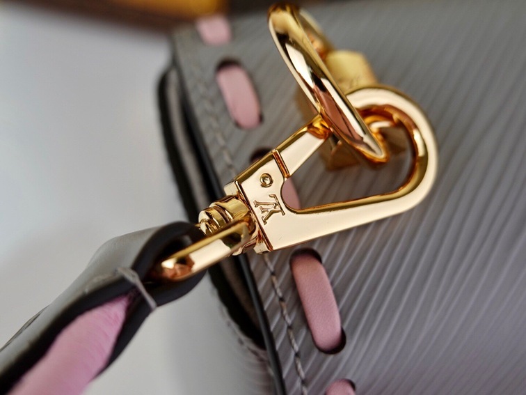 Lv Twist Handbag Gray Ss2022