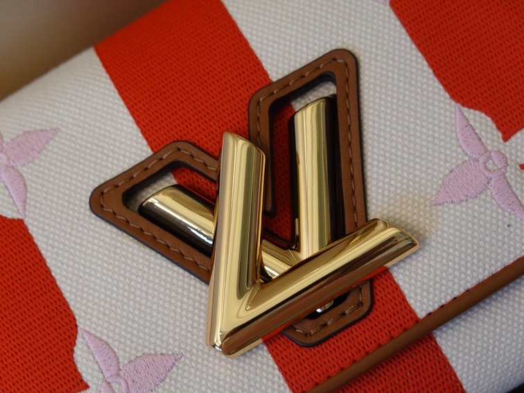 Lv Twist Handbag Orange Pink Bag Ss2022