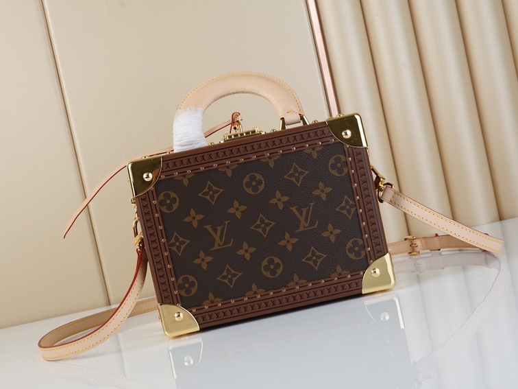 Lv Valisette Tresor Mono Brown 225 Ss2022