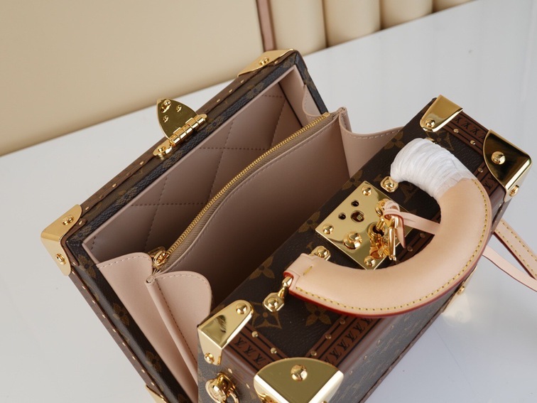 Lv Valisette Tresor Mono Brown 225 Ss2022