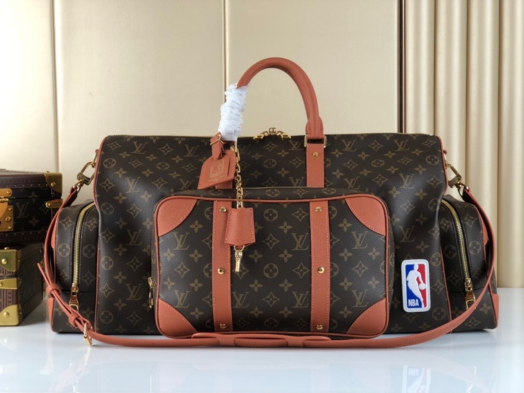 Lvxnba Travel Set Bag Mono Brown Ss2022