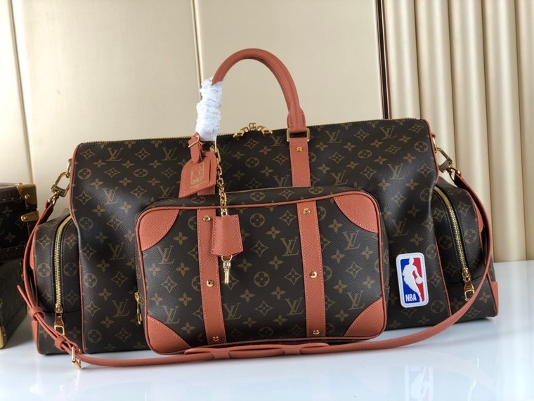 Lvxnba Travel Set Bag Mono Brown Ss2022