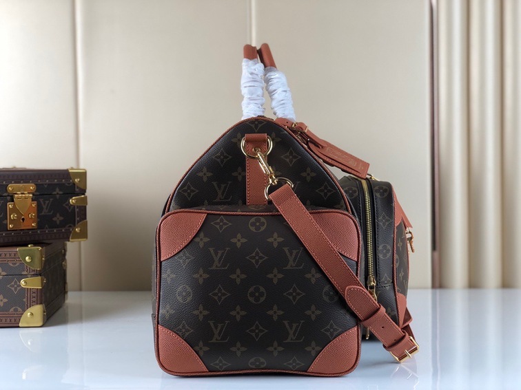Lvxnba Travel Set Bag Mono Brown Ss2022