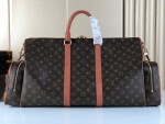 Lvxnba Travel Set Bag Mono Brown Ss2022