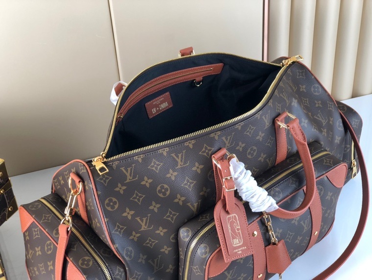 Lvxnba Travel Set Bag Mono Brown Ss2022