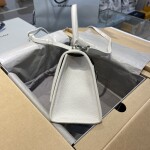 Balen Hourglass Lambskin White S 23