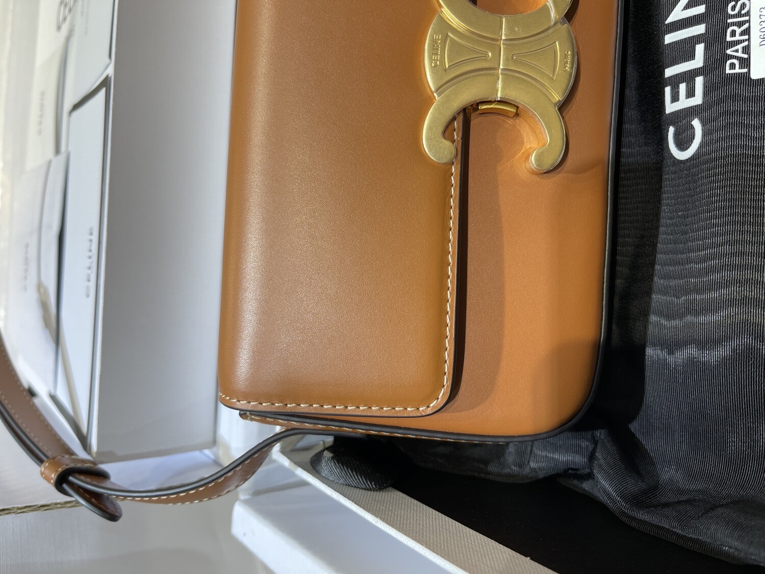 Celine Triomphe Brown Bag 22