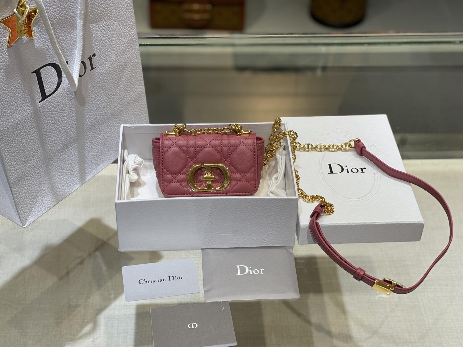 Dior Caro Nano Hong Sz 11