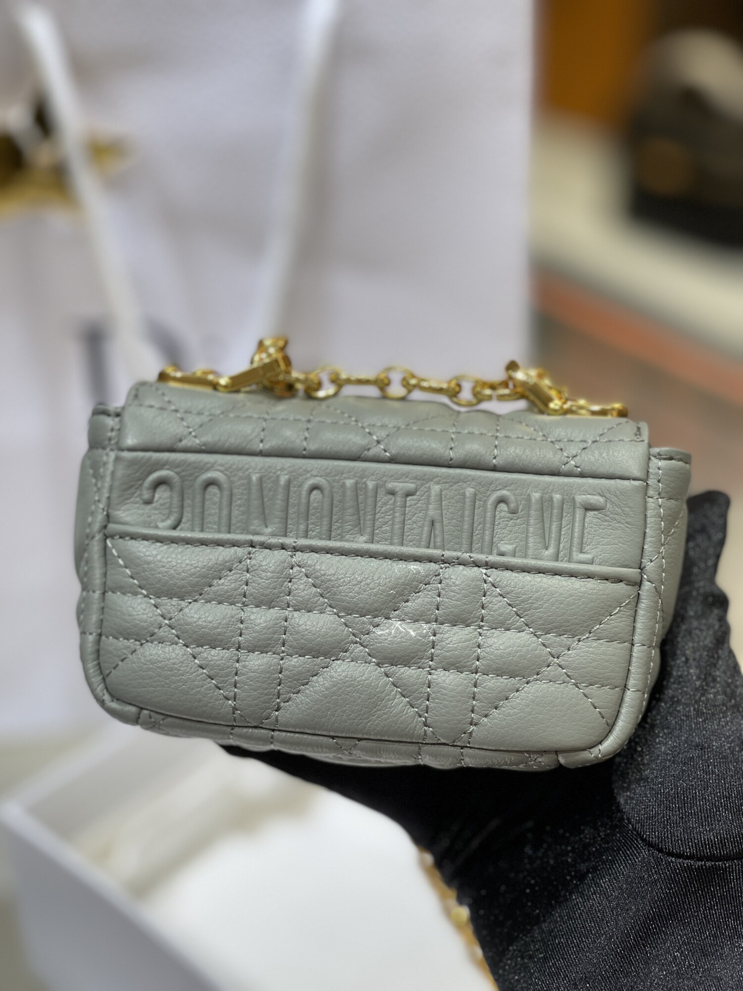Dior Caro Nano Xanh Sz 11